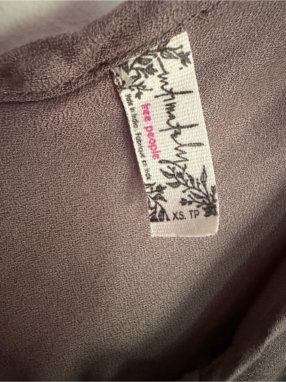 Free People Intimately Embroidered Aida Gray Boho Slip Dress XS - Picture 5 of 6